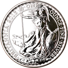 Coin, Great Britain, Elizabeth II, Britannia, 2 Pounds, 2013, 1 Oz, MS(65-70)