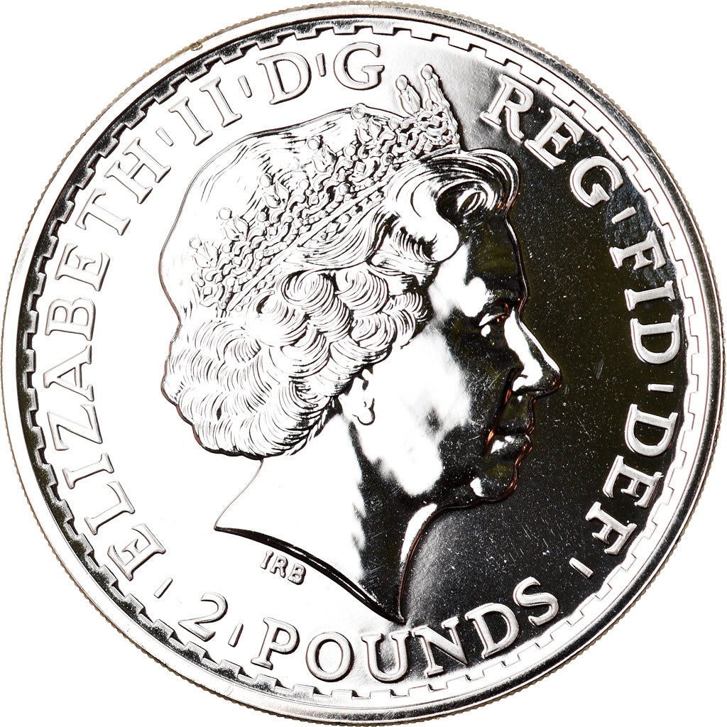 Coin, Great Britain, Elizabeth II, Britannia, 2 Pounds, 2013, 1 Oz, MS(65-70)