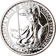 Coin, Great Britain, Elizabeth II, Britannia, 2 Pounds, 2013, 1 Oz, MS(65-70)