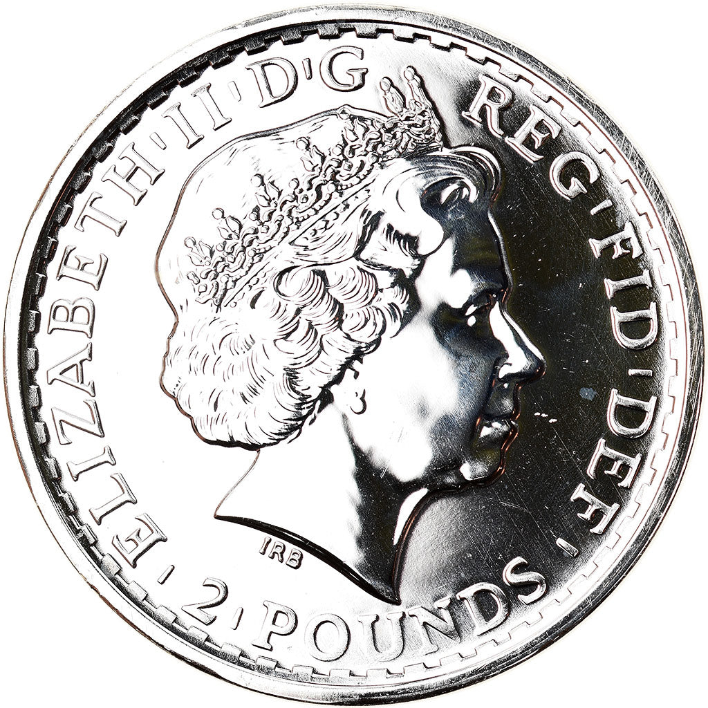 Coin, Great Britain, Elizabeth II, Britannia, 2 Pounds, 2014, 1 Oz, MS(65-70)