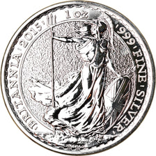 Coin, Great Britain, Elizabeth II, Britannia, 2 Pounds, 2015, 1 Oz, MS(65-70)
