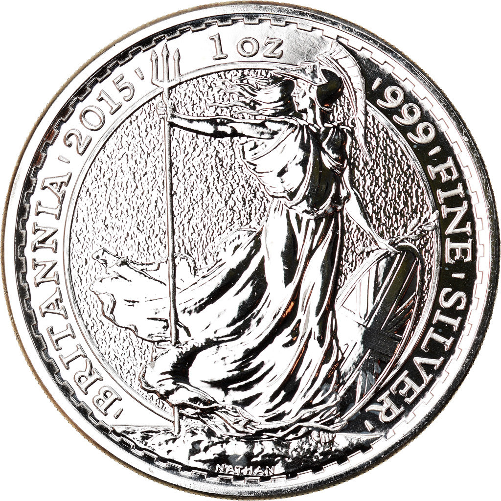 Monnaie, Grande-Bretagne, Elizabeth II, Britannia, 2 Pounds, 2015, 1 Oz, FDC