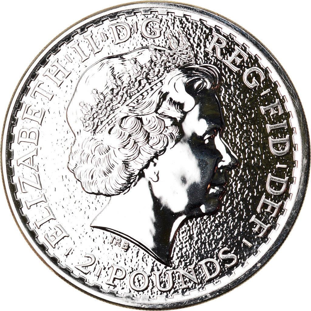 Monnaie, Grande-Bretagne, Elizabeth II, Britannia, 2 Pounds, 2015, 1 Oz, FDC