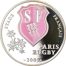 Frankrijk, Parijse munten, 10 Euro, Rugby Stade Français Paris, 2009, Proof