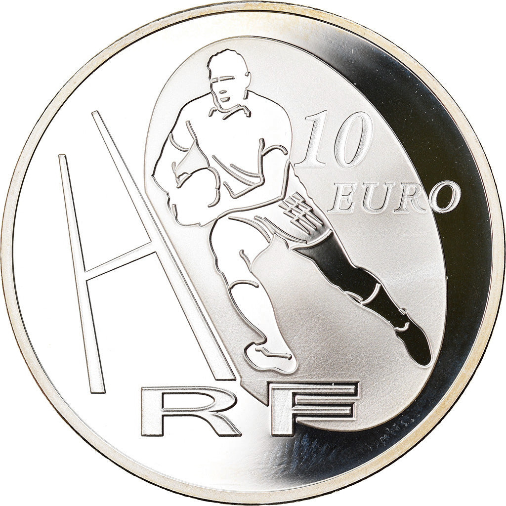 Frankrijk, Parijse munten, 10 Euro, Rugby Stade Français Paris, 2009, Proof