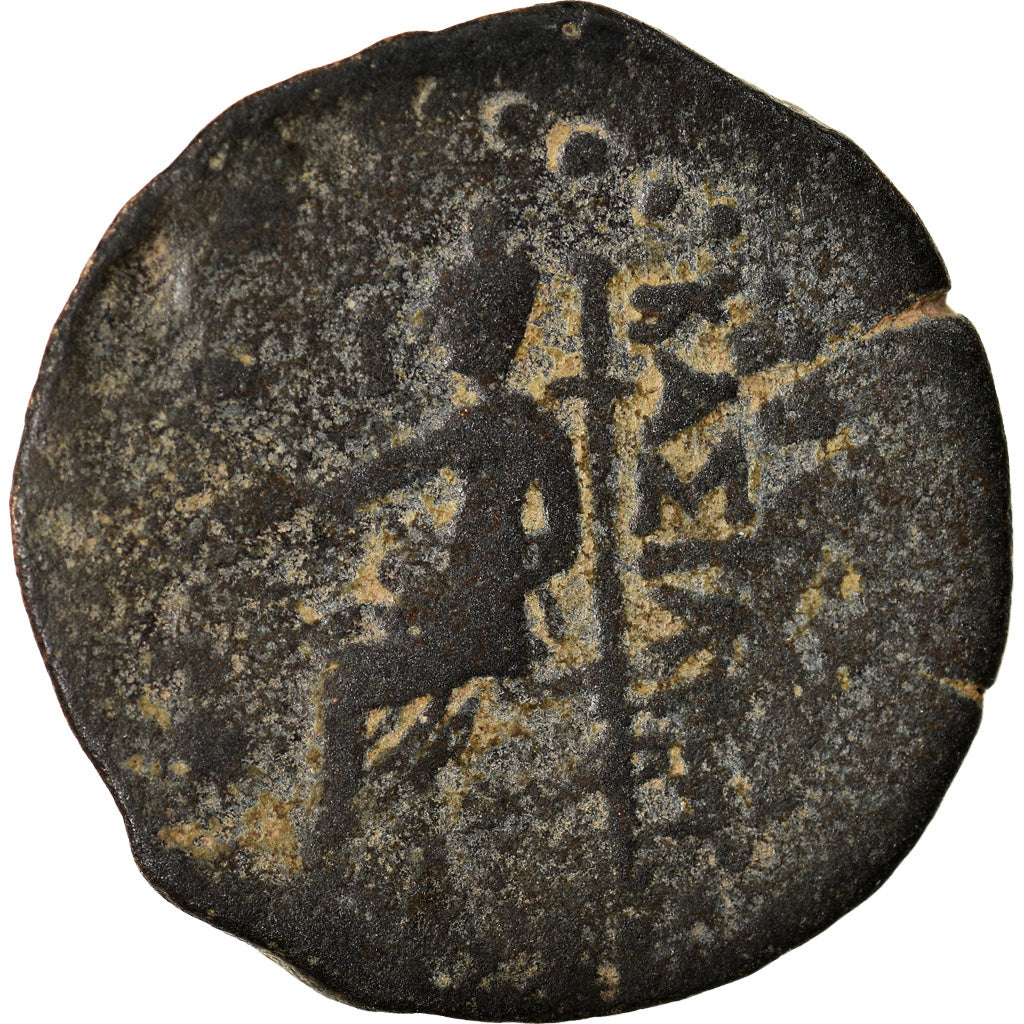 Coin, Seleukid Kingdom, Antiochos IV Epiphanes, Chalkous Æ, 173-172 BC