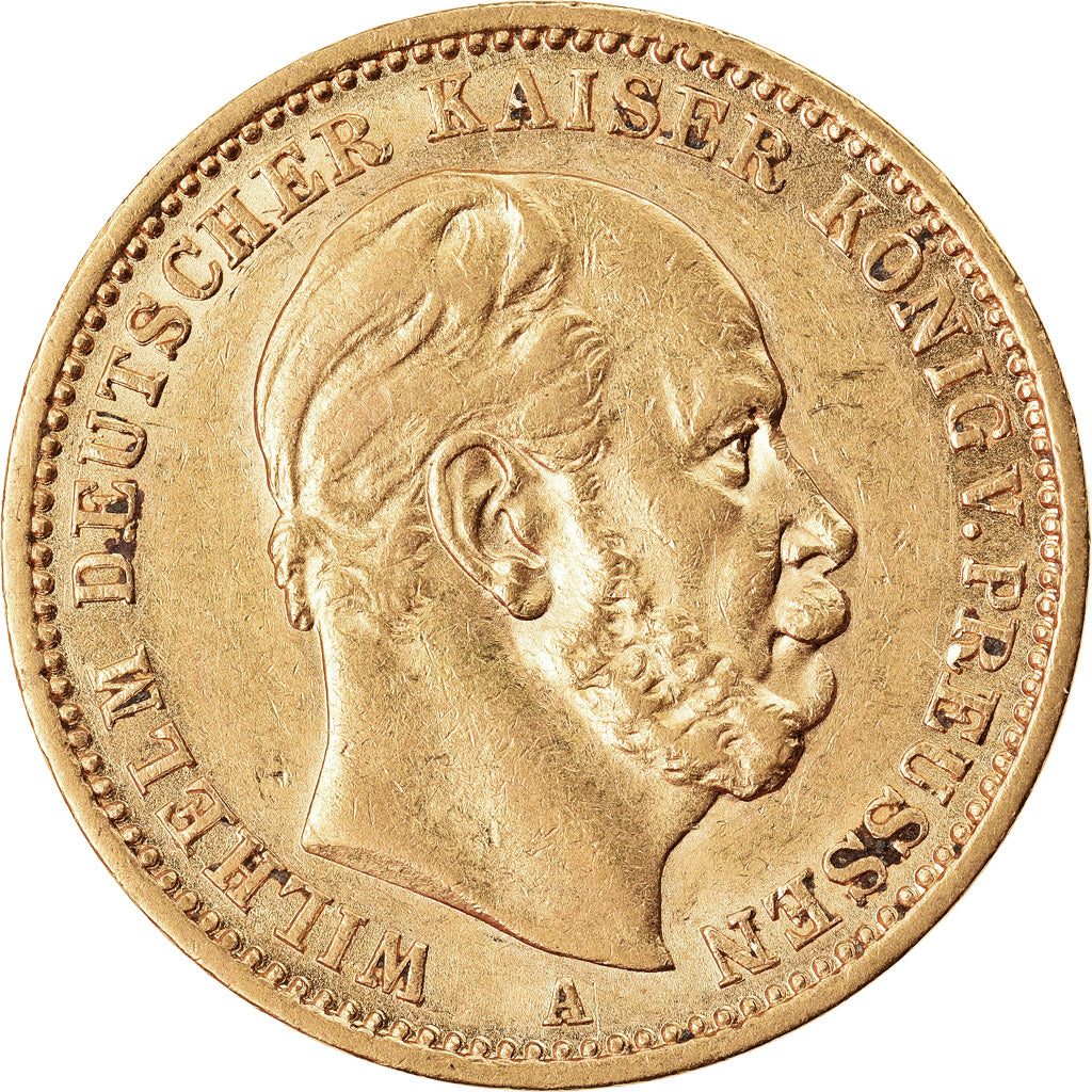 Monnaie, Etats allemands, PRUSSIA, Wilhelm I, 20 Mark, 1872, Berlin, TTB, Or