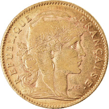 Münze, Frankreich, Marianne, 10 Francs, 1910, Paris, S+, Gold, KM:846