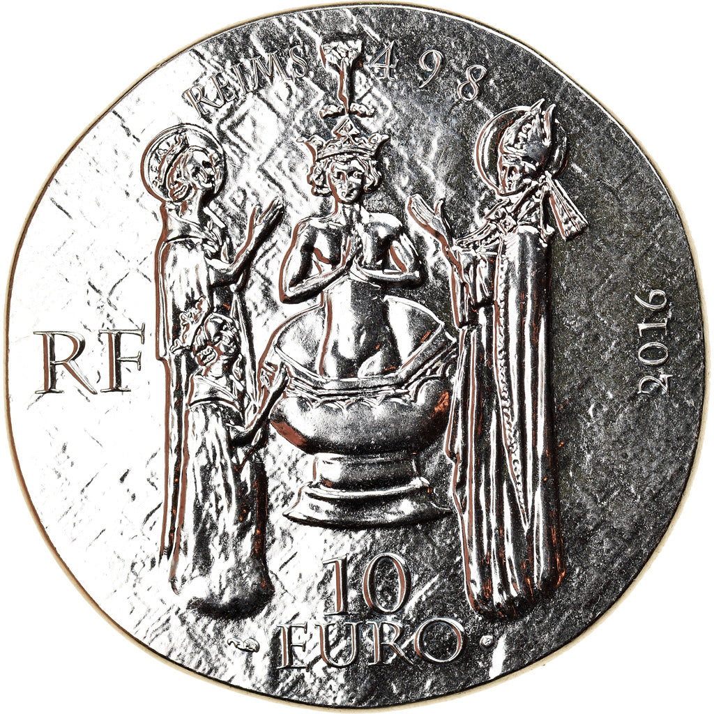 Frankreich, Monnaie de Paris, 10 Euro, Reine Clotilde, 2016, Proof, STGL, Silber