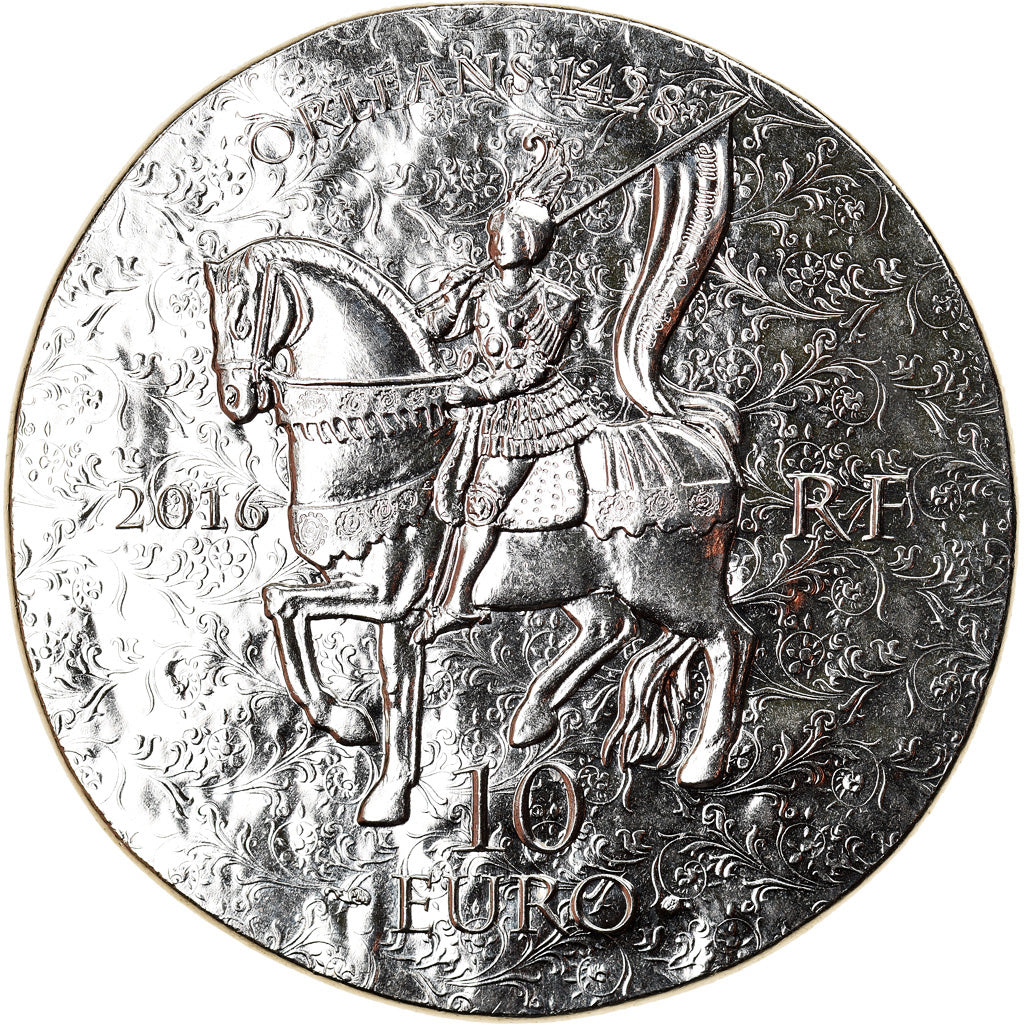 France, Monnaie de Paris, 10 Euro, Jeanne d'Arc, 2016, Proof, MS(65-70), Silver