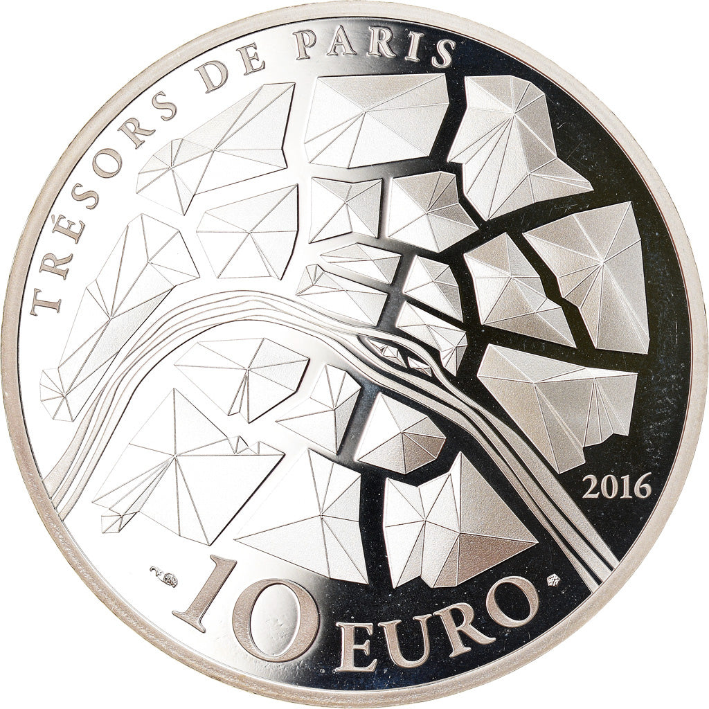 France, Monnaie de Paris, 10 Euro, Opéra Garnier, 2016, Proof, MS(65-70)