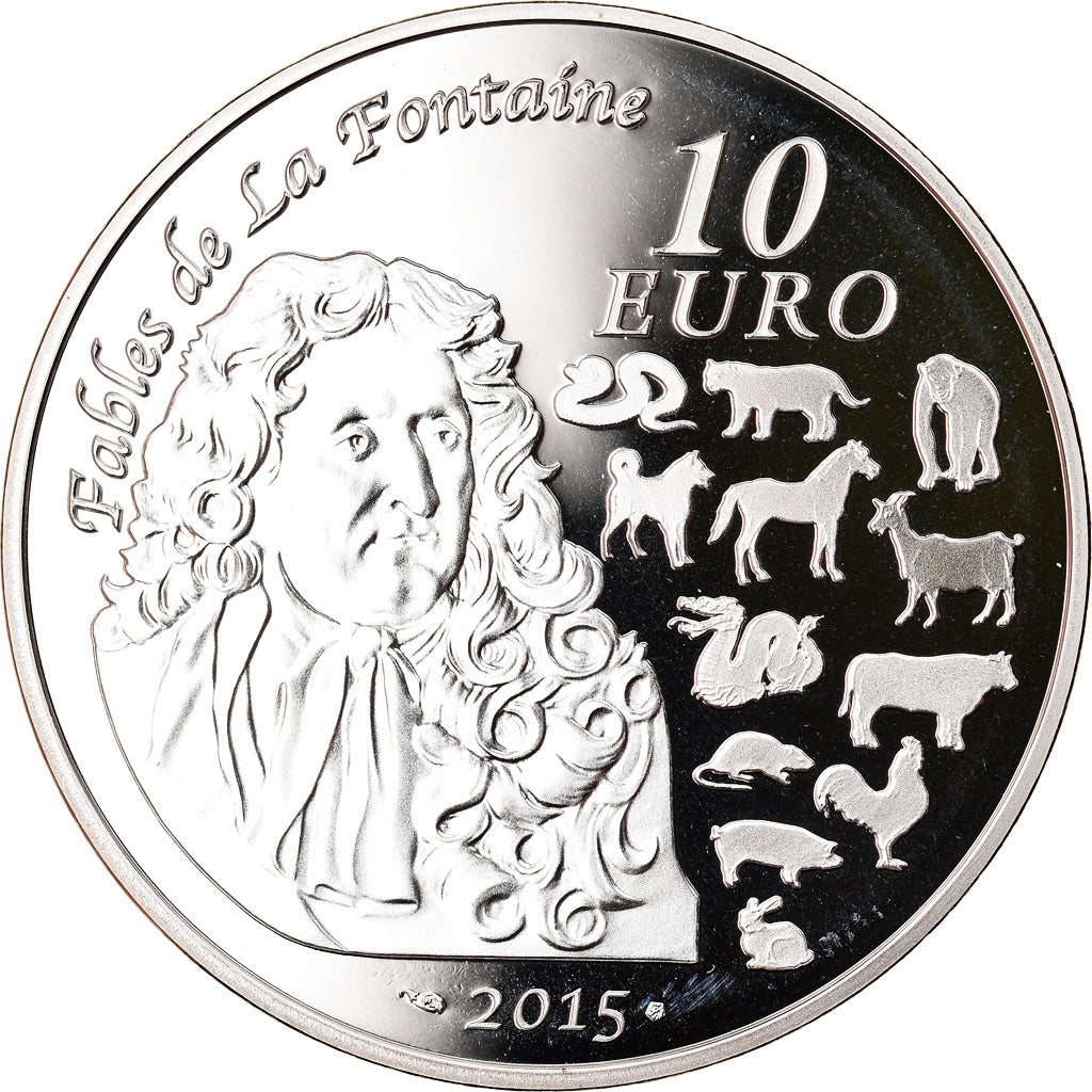 Frankreich, Monnaie de Paris, 10 Euro, Year of the Goat, 2015, Proof, STGL
