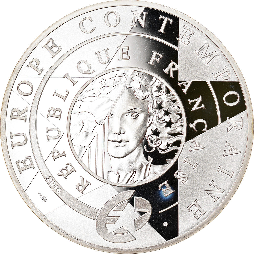 France, Monnaie de Paris, 10 Euro, Yves Saint-Laurent, 2016, Proof, MS(65-70)