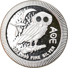 Coin, Niue, Athena Owl, 2 Dollars, 2019, 1 Oz, MS(65-70), Silver