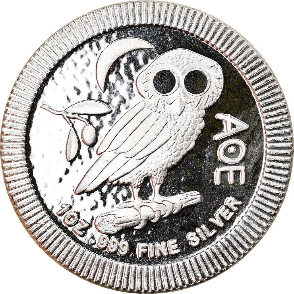 Monnaie, Niue, Athena Owl, 2 Dollars, 2019, 1 Oz, FDC, Argent