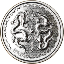 Moneda, Niue, Double Dragon, 2 Dollars, 2018, 1 Oz, FDC, Plata