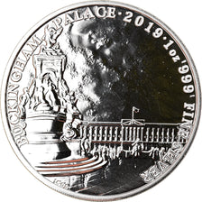 Coin, Great Britain, Buckingham Palace, 2 Pounds, 2019, 1 Oz, MS(65-70), Silver