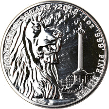 Coin, Great Britain, Trafalgar Square, 2 Pounds, 2018, 1 Oz, MS(65-70), Silver