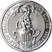 Coin, Great Britain, Yale of Beaufort, 5 Pounds, 2019, 2 Oz, MS(65-70), Silver
