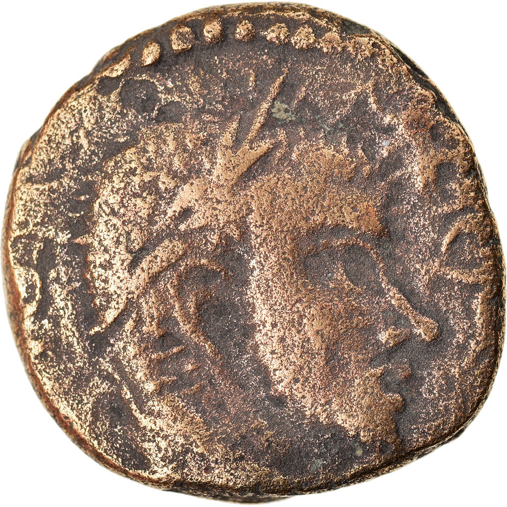 Monnaie, Mésopotamie, Macrin, Bronze Æ, AD 217-218, Edessa, TB+, Bronze