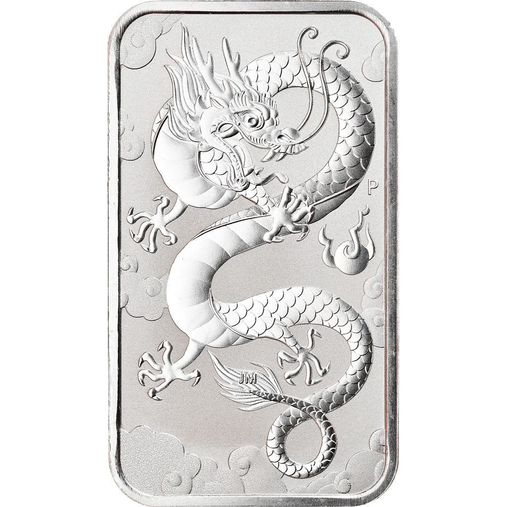 Coin, Australia, Chinese Dragon, 1 Dollar, 2019, 1 Oz, MS(65-70), Silver