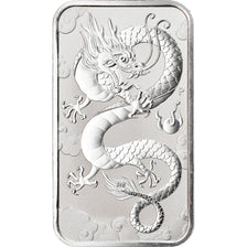 Coin, Australia, Chinese Dragon, 1 Dollar, 2019, 1 Oz, MS(65-70), Silver
