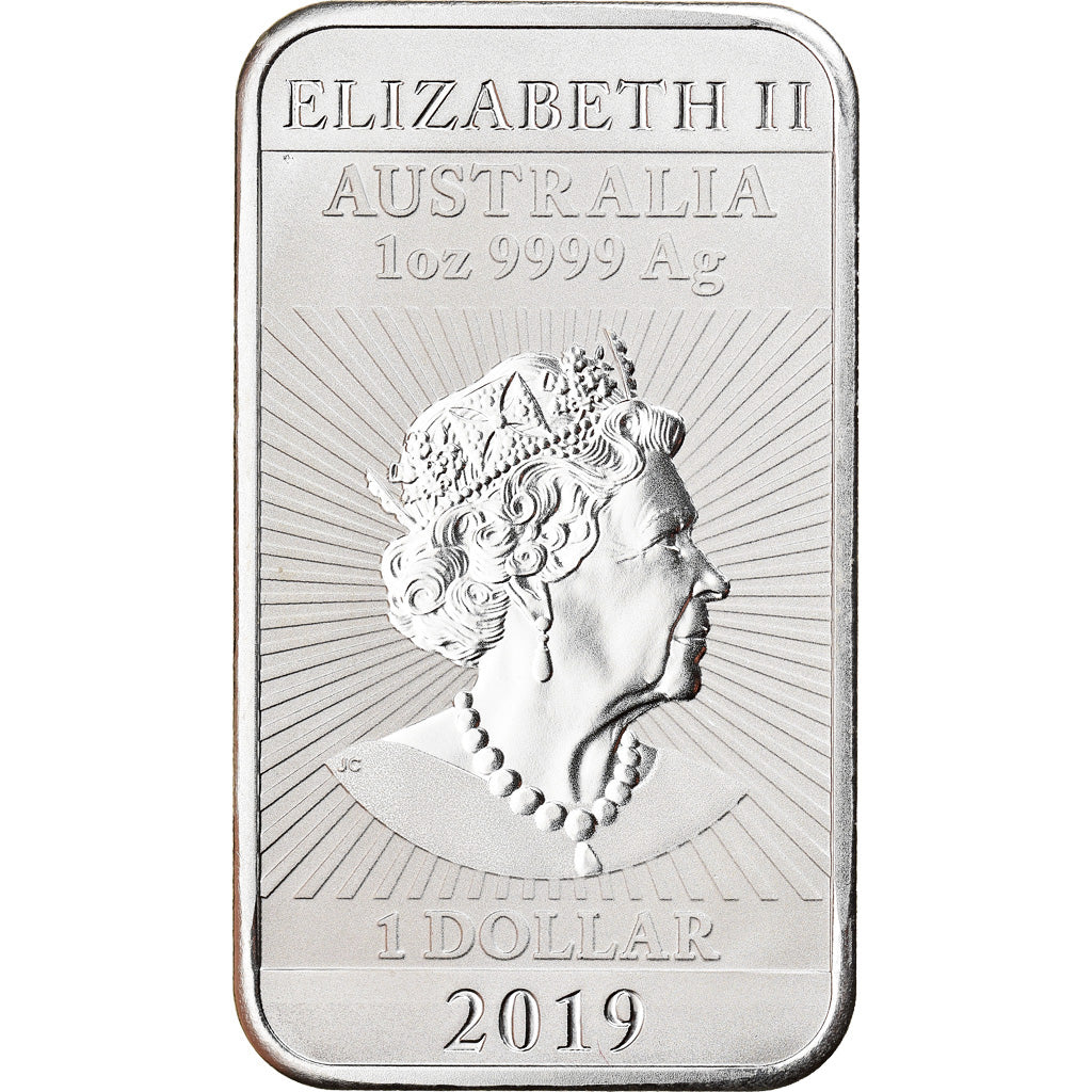 Coin, Australia, Chinese Dragon, 1 Dollar, 2019, 1 Oz, MS(65-70), Silver