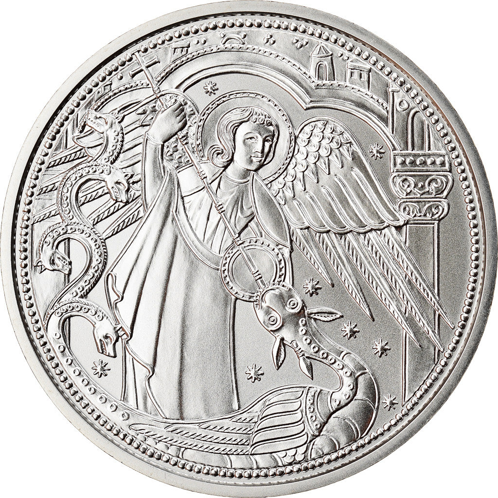 Austria, 10 Euro, Michael - The Protecting Angel, 2017, MS(65-70), Silver
