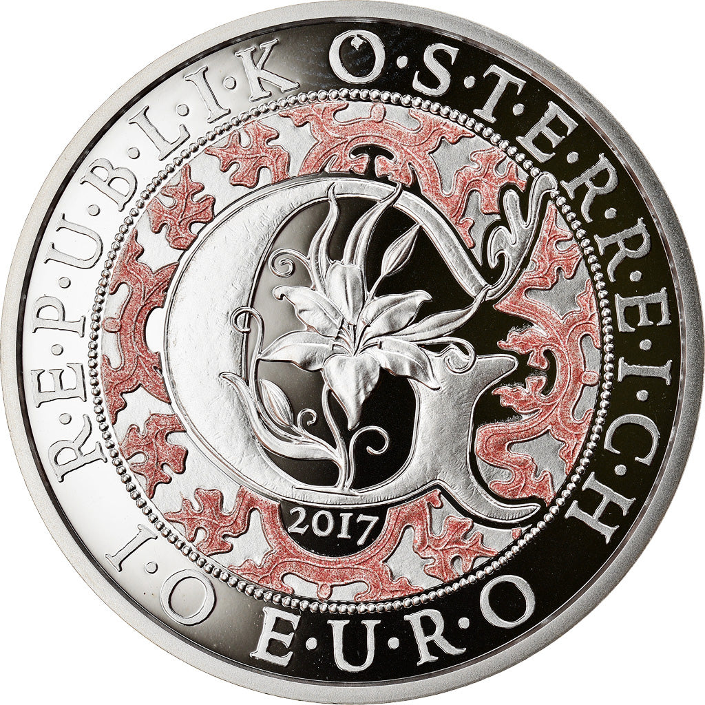Austria, 10 Euro, Gabriel - The Revealing Angel, 2017, Colourized, MS(65-70)