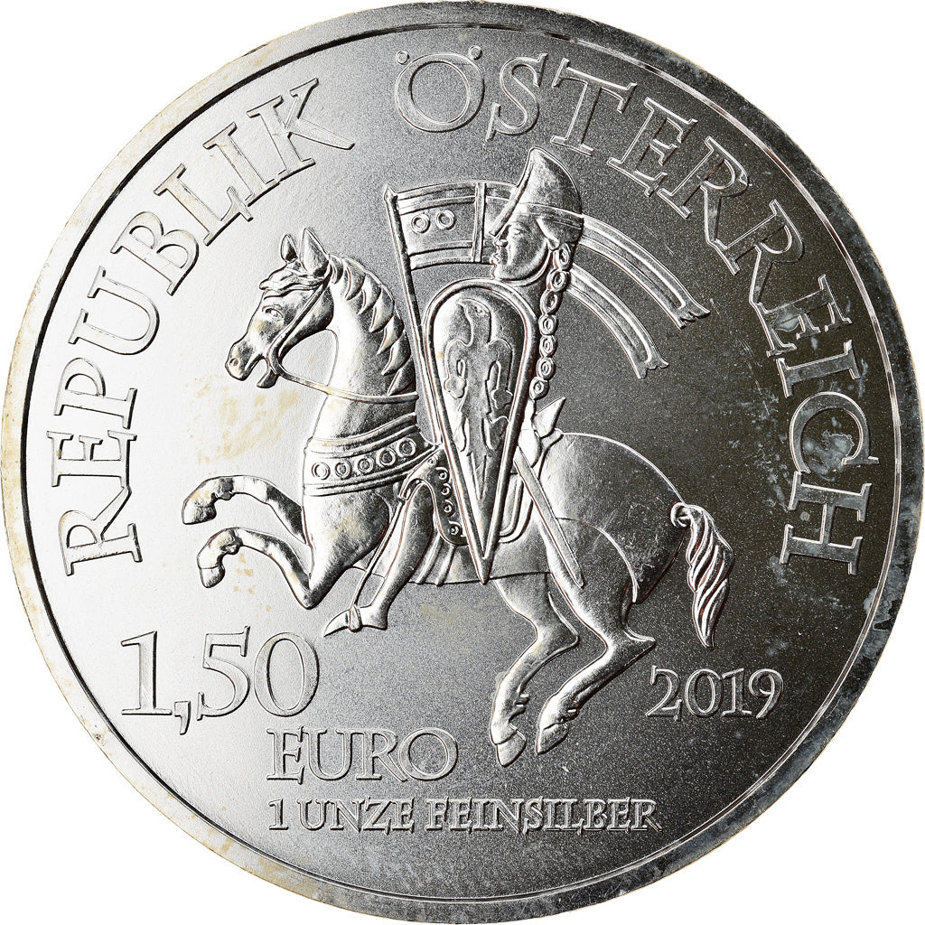 Coin, Austria, Robin Hood, 1-1/2 Euro, 2019, 1 Oz, MS(65-70), Silver