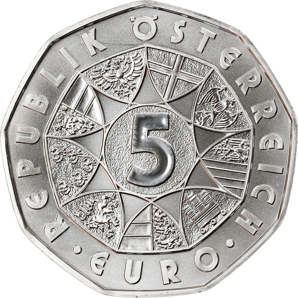 Austria, 5 Euro, Spring Awakening, 2019, MS(65-70), Silver