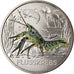 Austria, 3 Euro, The Crayfish, 2019, Colourized, MS(65-70), Copper-nickel