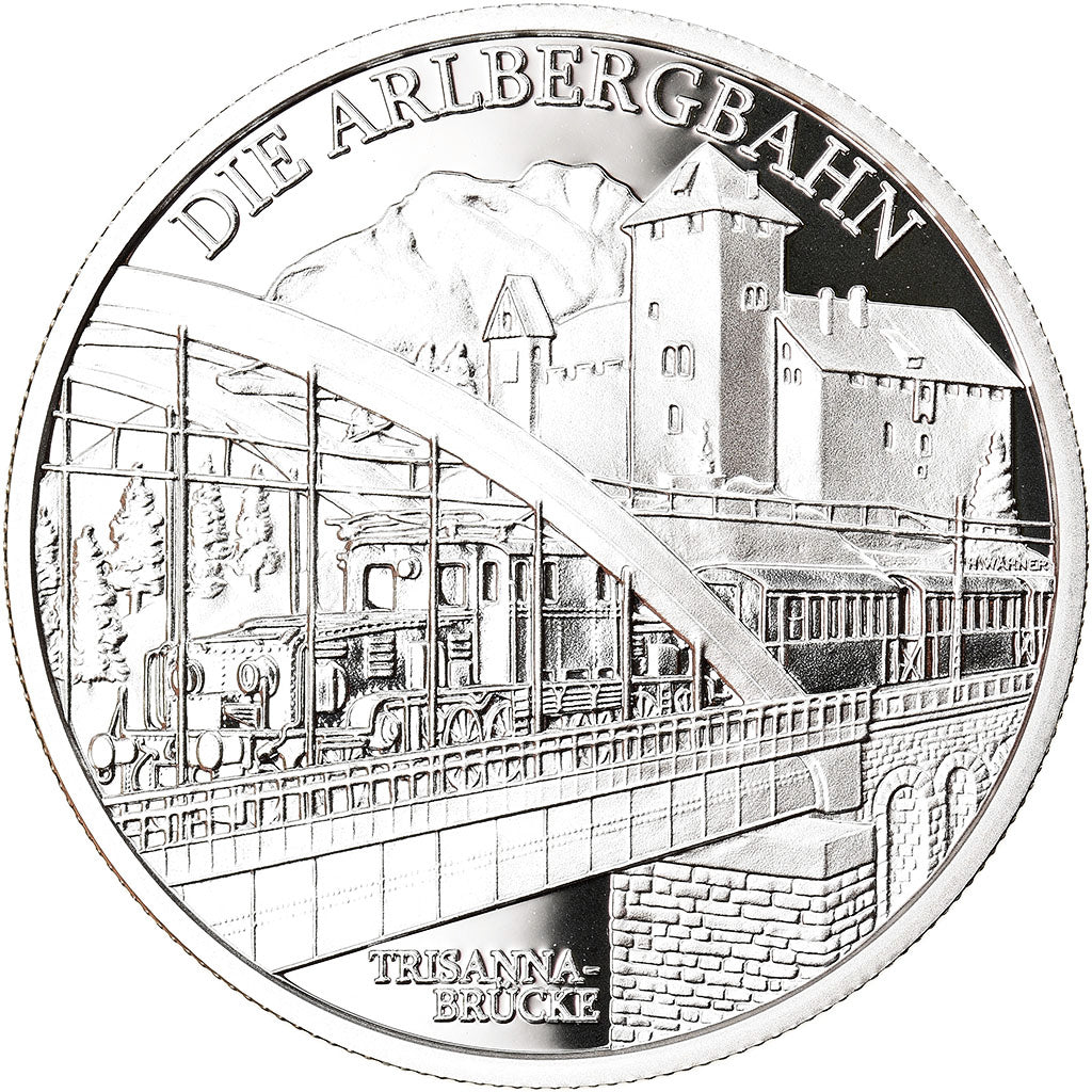 Austria, 20 Euro, The Electric Railway, 2009, Proof, MS(65-70), Silver