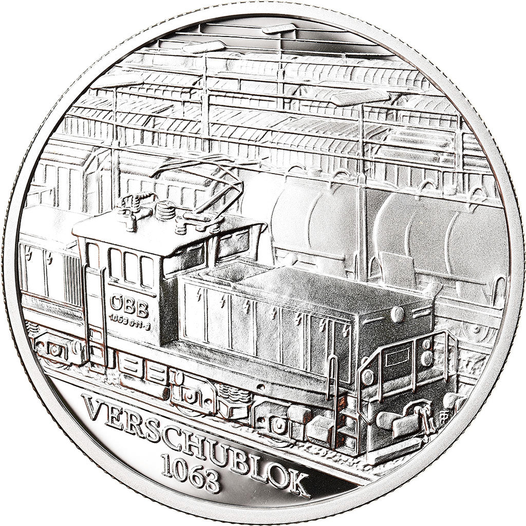 Austria, 20 Euro, Railways of the Future, 2009, Proof, MS(65-70), Silver