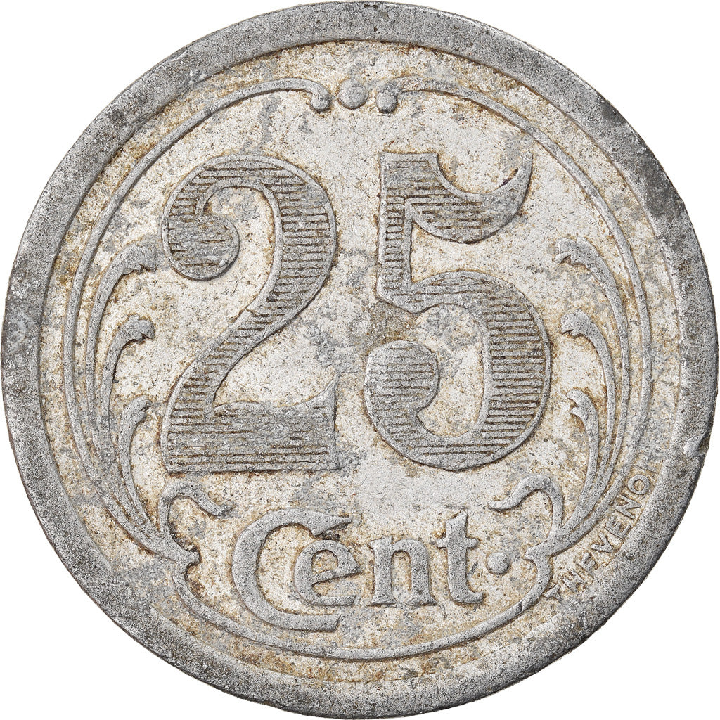 Coin, France, Union des Commerçants, La Réole, 25 Centimes, 1922, EF(40-45)