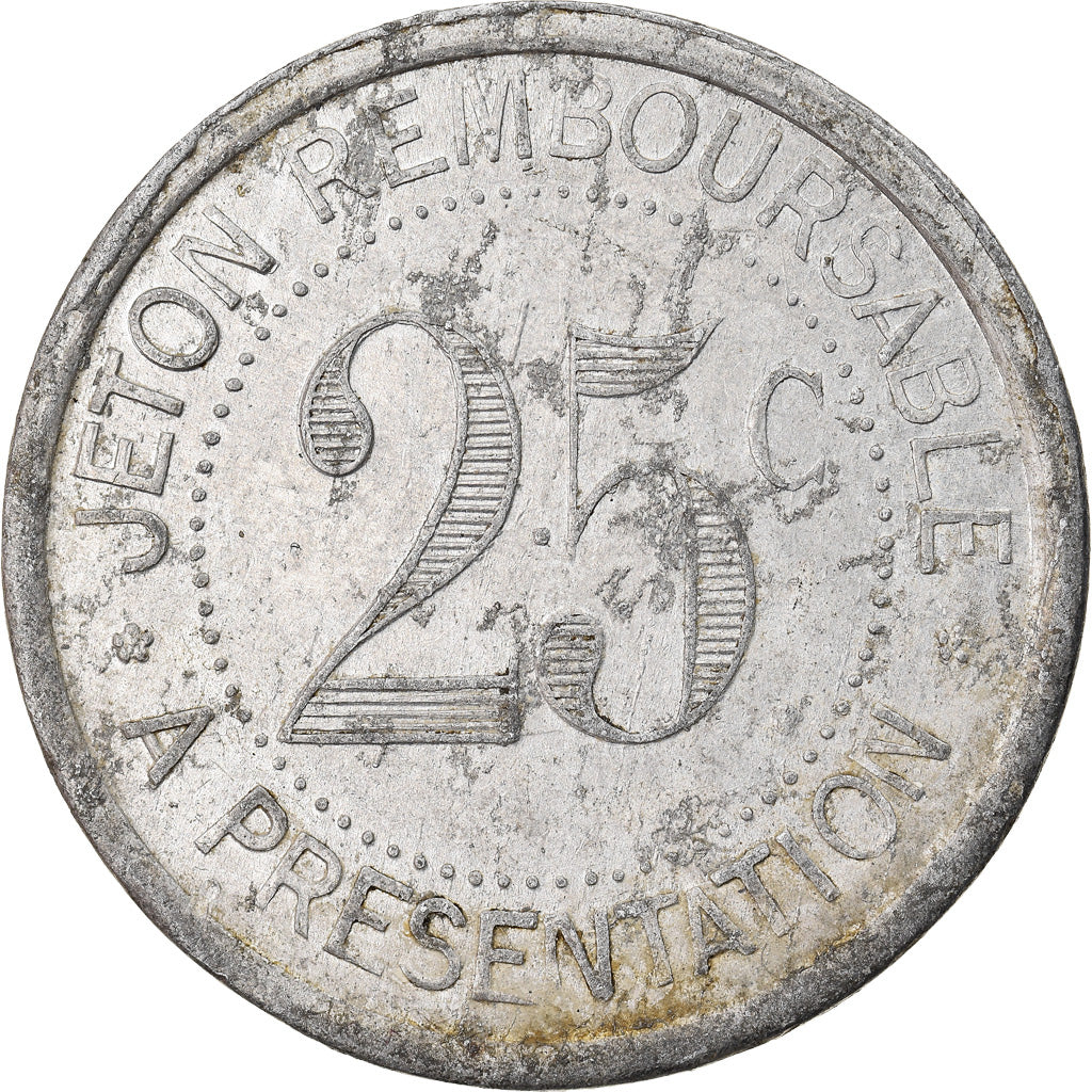 Moneta, Francia, Syndicat de l'Alimentation en gros de l'Hérault, 25 Centimes