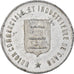 Moneda, Francia, Union Commerciale et Industrielle, Caen, 10 Centimes, 1921