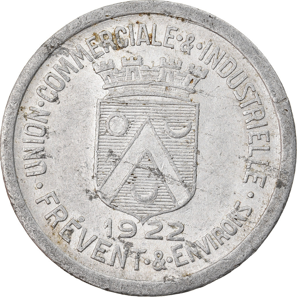 Coin, France, Union Commerciale et Industrielle, Frévent, 10 Centimes, 1922