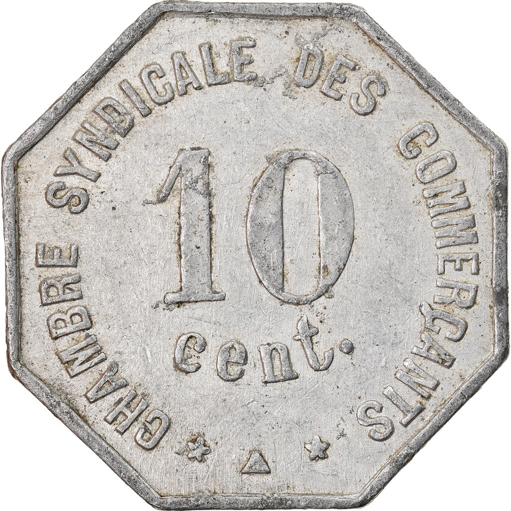 Münze, Frankreich, Chambre Syndicale des Commerçants, Perpignan, 10 Centimes
