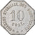 Münze, Frankreich, Chambre Syndicale des Commerçants, Perpignan, 10 Centimes