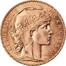 Coin, France, Marianne, 20 Francs, 1911, Paris, MS(65-70), Gold, KM:857