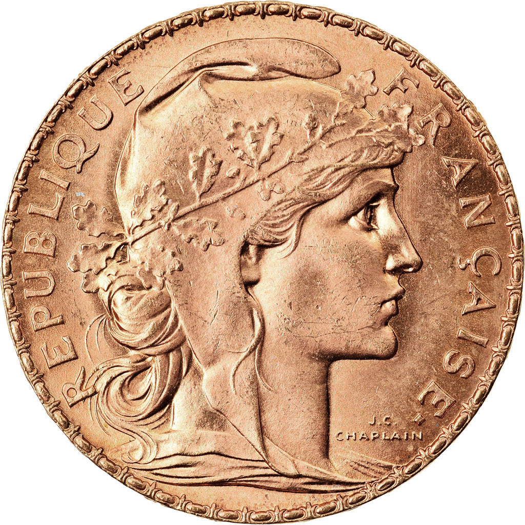 Coin, France, Marianne, 20 Francs, 1911, Paris, MS(65-70), Gold, KM:857