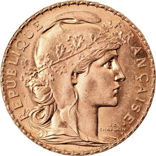 Coin, France, Marianne, 20 Francs, 1911, Paris, MS(65-70), Gold, KM:857