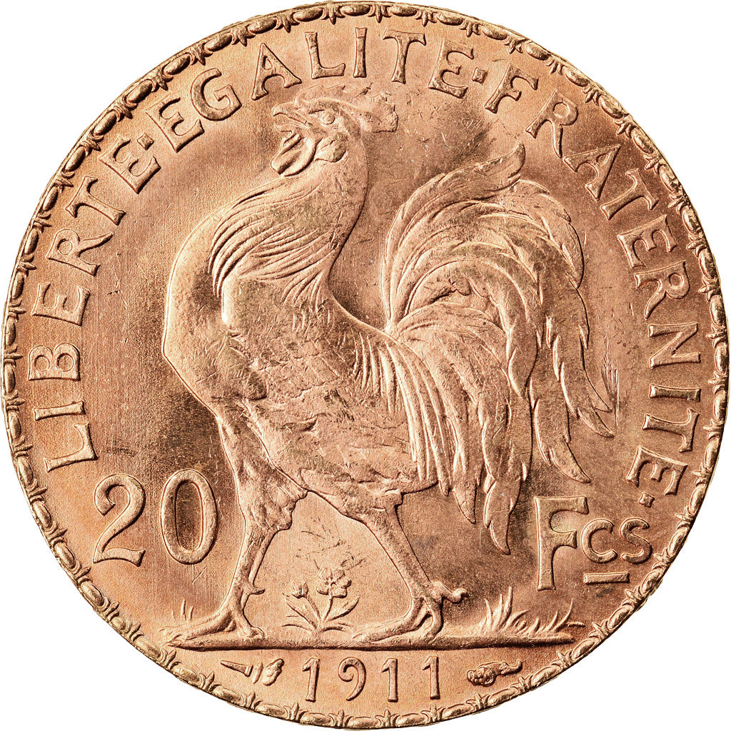 Monnaie, France, Marianne, 20 Francs, 1911, Paris, SPL+, Or, Gadoury:1064a