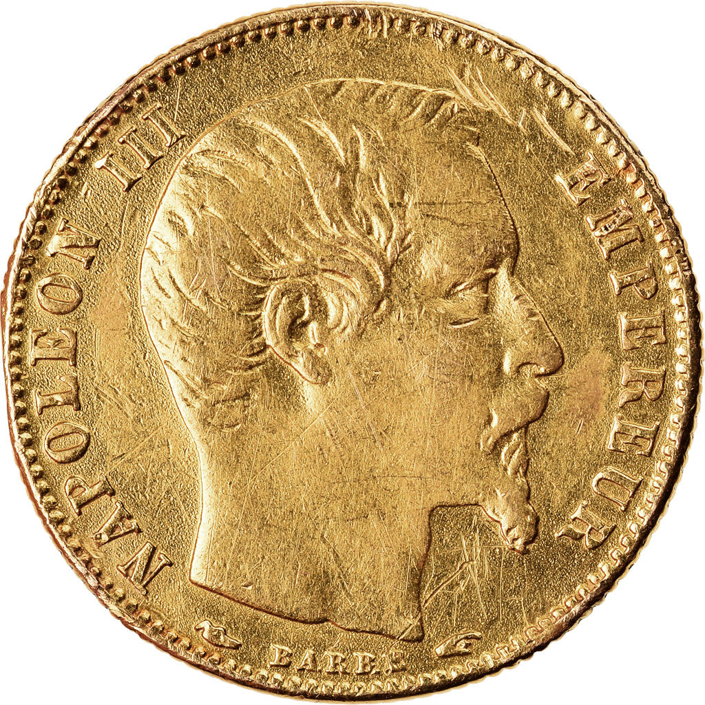 Coin, France, Napoleon III, 5 Francs, 1854, Paris, Petit module, EF(40-45)