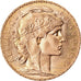 Moneda, Francia, Marianne, 20 Francs, 1910, Paris, FDC, Oro, KM:857