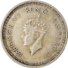 Coin, INDIA-BRITISH, George VI, Rupee, 1942, Bombay, EF(40-45), Silver, KM:557.1