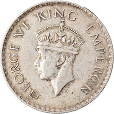 Moneda, INDIA BRITÁNICA, George VI, Rupee, 1938, Bombay, Without dot, MBC