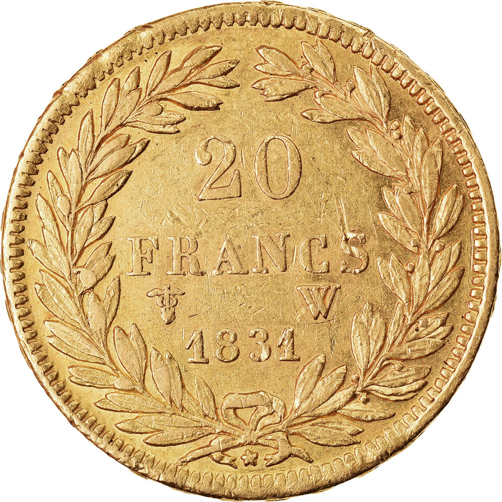 Münze, Frankreich, Louis-Philippe, 20 Francs, 1831, Paris, SS+, Gold, KM:739.1