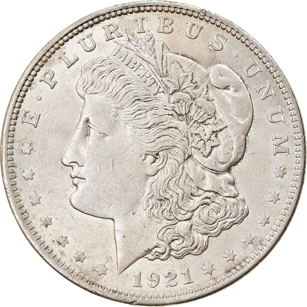Coin, United States, Morgan Dollar, Dollar, 1921, Philadelphia, AU(55-58)